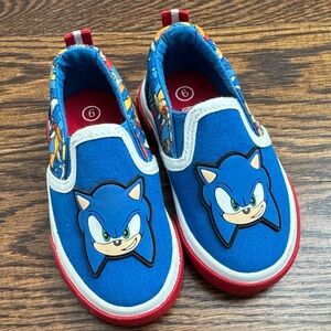 Kids Sonic Slip-On Sneakers